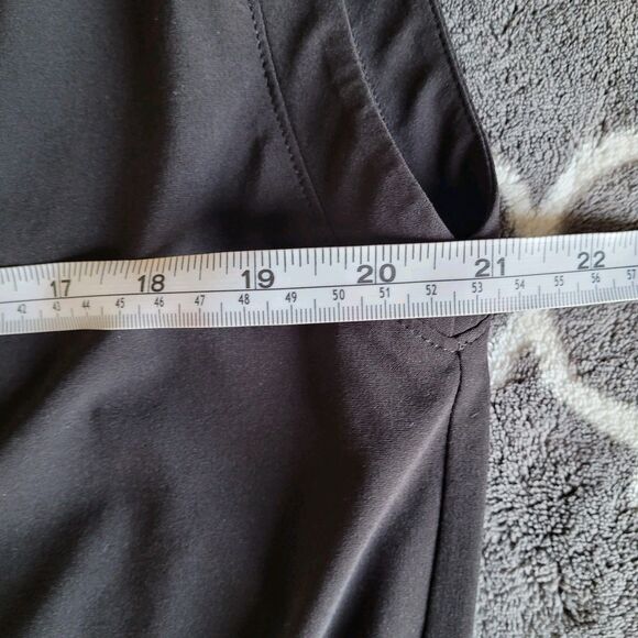 Prana Dress Womens Sz Large Black Norma Mini Pockets Lightweight Travel Outdoor - Picture 4 of 7